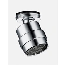 Filtreli Musluk Ucu 360 Oynar Başlıklı Su Tasarruflu Dış Dişli Perlatör