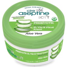 Aseptine Soft Prebiyotik Aloe Vera El, Yüz ve Vücut Kremi 200 ml