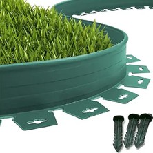 Garden Çim Ayırıcı 5 M Yeşil Çim Sınırlayıcı Taş Toprak Ayıracı Çim Ayracı Çim Ayırıcı Bariyeri