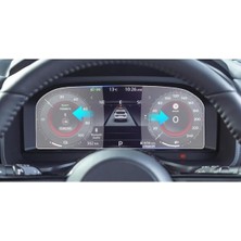 Case Dijital Gösterge 9h Nano Ekran Koruyucu 2024-2025 Nissan Qashqai 12.3 Inç ile Uyumlu