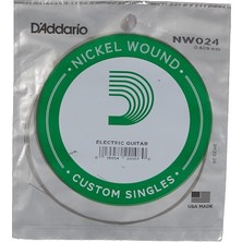 NW024 Elektro ve Akustik Tek Tel, 5li Paket, (Re), Nicke