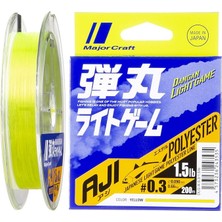 Craft Dangan Light Game Polyester Misina DLG-A-0.3/0.090MM/1.5LB/0.66KG/200MT Sarı