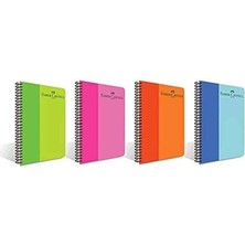Bicolor Spiralli Defter, A4, 80 Yaprak, 70G Kağıt, Çizgili, Dayanıklı Pp Kapak, Asorti Renkler, Kullanışlı ve Şık Tasarım, Tekli Paket