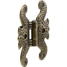 Mobilya Dolap Kapak Hobi Menteşesi Metal Kelebek Menteşe Büyük Antik Sarı 4 Adet