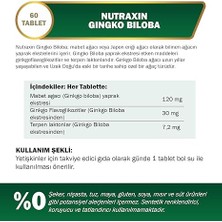 Herbal Ginkgo Biloba+ 120 Mg 60 Tablet Takviye Edici Gıda