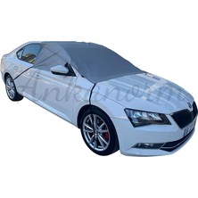 Araç Buz Kar Güneş Önleyici Koruyucu Ön ve Yan Camlar Için Yarım Branda Örtü Tente