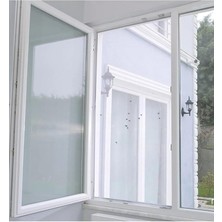 Luas Pencere Sinekliği, Tek Kanat Beyaz Tül Sineklik, Sivrisinek Ağı, Sinek Böcek Tutucu, Aparatlı Cam Sinek Teli, Kolay Montaj 75 cm