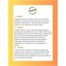 Major Selection Arabada Bebek Var Ayıcık 16X12 cm Sticker Araba, Motorsiklet, Laptop, Cam Sticker