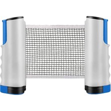 Masa Tenisi Ağı, Taşınabilir Geri Çekilebilir Ping Pong Ağı, Uzatılabilir Masa Tenisi Ağı, Ayarlanabilir Uzunluk 190 cm (Maks) x 15 cm