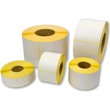 Label - 40X20 mm Termal Etiket, Barkod/adres/kargo Termal Etiketleri, Zebra ve Diğer Yazıcılarla Uyumlu