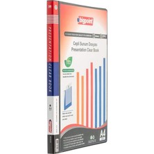 Sunum Dosyası Cepli 20'li Siyah