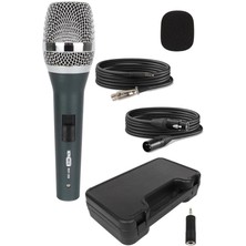 Merz RST-350 Profesyonel Dinamik Cardioid Kablolu El Mikrofonu Kaliteli (Çanta ve Full Set)