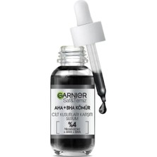 Aha+Bha Cilt Kusurları Karşıtı Siyah Serum %4 [niasinamid+Peeling Etkili Aha+Bha] 30ML
