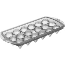 18 Bölmeli Elmas Şeklinde Dekoratif Şekilli Pratik Buz Kalıbı