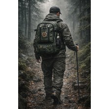 Bag Trend BT Dağcı Sırt Çantası 45 Litre | Kalın Çadır Kumaş, Yeşil Kamp Çantası