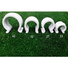 Sera Klipsi 21 'lik 100 Adet Sera Klipsleri Mandal Klips Sera Naylonu Tutturucu Çakma Mandal Klips