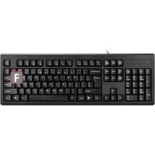 Tech KM-720 (F)Türkçe Fn-Multimedya Klavye, Suya Dayanıklı, 2.3 Cm, Hafif Tasarım, Ayarlanabilir Yükseklik, Siyah