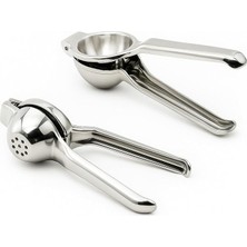 Paslanmaz Çelik Limon Sıkacağı – Ergonomik, El Tipi Narenciye Presi – Dayanıklı Metal Portakal & Lime Sıkacağı – Kolay Temizlik, Yüksek Verim