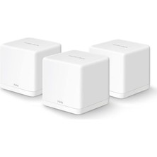 Halo H30G 3-Pack, AC1300MBPS, Dual-Band, Gigabit Portları, 100'E Kadar Cihaz Bağlanabilir, 320 M²'ye Kadar Kapsama, Akıllı Bağlantı, Mobil Uygulama ile Kolay Kurulum, Wi-Fi 5 Mesh Sistemi