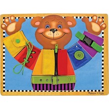 & Doug - Ahşap Temel Beceri Geliştirme Tahtası (13784)