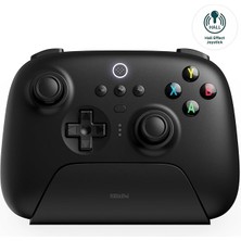 Ultimate Hall Effect 2.4g Controller ve Şarj Dock - Siyah Windows, Android Pc Ipad Uyumlu
