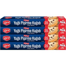 Kesilmiş Yağlı Pişirme Kağıdı 16 Yaprak 4lü Kutu Set