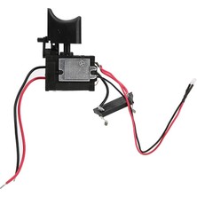 7.2V - 24V Lityum Matkap Anahtarı Pil Akülü Matkap Hız Kontrolü Küçük Işıklı Tetik Anahtarı