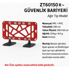 Zeplin Güvenlik Bariyeri | Ağır Tip Model  150X50 cm