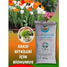 Saksı Bitkileri ve Çiçek Için, Organik Gübre, Organik Sertifikalı, Kök Geliştirici, Toprak Düzenleyici, Bitki Besleyici 25 kg (1)