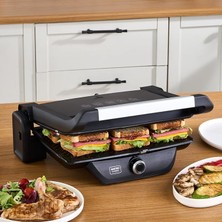 Gastro Classic Izgara ve Tost Makinesi Matte Black 6 Dilim Kapasiteli