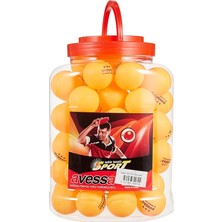 Pinpon Topu, 40+ Gazlı, 60 Adet, Turuncu, PP-100