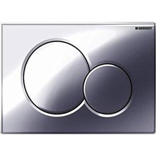 SIGMA01 Tetikleme Plakası, Krom Kaplı Plastikten Yüksek Kaliteli Basma Plakası, 2 Miktarlı Yıkama Için, Önden Çalıştırma, Basma Çubukları Ses Yalıtımlı, Ürün No. GEB115770215