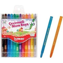 Mb-12 Çevirmeli Mum Boya 12'li