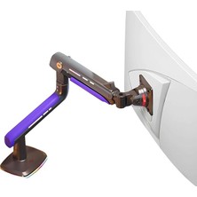 Bayou G60-GAMING, 2-20 kg Uyumlu, 32INCH-60INCH Aralığında Büyük Ekranlar Için Rgb Aydınlatmalı Oyuncu Monitör Standı