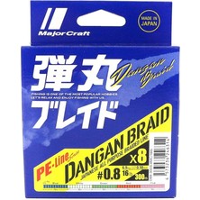Craft Dangan Braid Ip Db8 Pe 0.8/0.10MM/16LB/6.9KG/300 Metre Multi