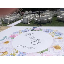 İstanbul Baskı Merkezi Düğün - Söz - Nişan ve Kına Gecesi Pist Yer Kaplama Dans Pisti Vinil Branda Kaplama