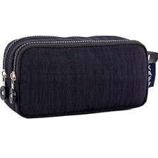 K01105 Çift Gözlü Kalemlik Kalem Kutu Kalemkutusu Yerli Üretim Orjinal (Siyah)