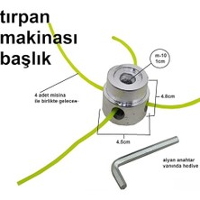 Çim Biçme Makinesi Kafası Tırpan Misinası Kafası Tırpan Makina Kafası Ahtapot Başlık