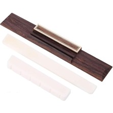 Klasik Gitar Eyer, 3 Adet Ton Gülağacı Köprü ve Kemik Eyer ve Somun Yedek Klasik Gitar Enstrüman Aksesuarları