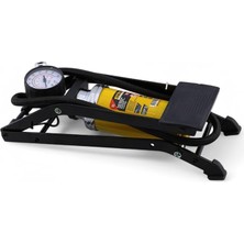 Kalın Pistonlu Ayak Tipi Pompa Tekli Teker Araç Bisiklet Top Bot Lastik Şambrel Şişirme Pompası