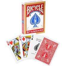 Rider Back International Standard Index Oyun Kartı, Mavi/kırmızı