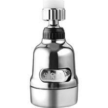 Akcakese 3 Fonksiyonlu Krom Mutfak Lavabo Başlığı 360 Derece