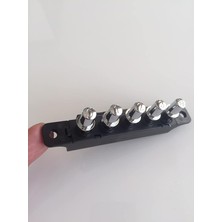 SoyluBuldumStore Birçok Markaya Uygun 5 Tuşlu Ankastre Düğme Tuş Takımı Altın Renkli Enerji Tasarruflu