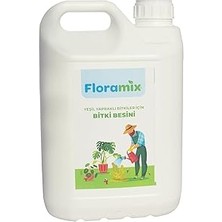 Yeşil Yapraklı Bitkiler Için Özel Organik Bitki Besini 5 Litre