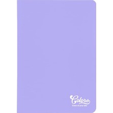Colors A4 80 Yaprak Çizgili Defter, Mor