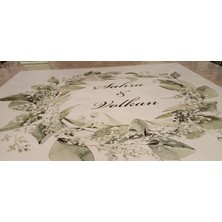 Düğün - Söz - Nişan ve Kına Gecesi Pist Yer Kaplama Dans Pisti Vinil Branda Kaplama