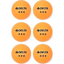 3 Yıldız 6 Adet Masa Tenisi (Pinpon) Topu