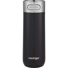 Luxe Autoseal Termos Bardak 470 ml Siyah