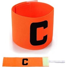 Profesyonel Kaptanlık Pazubandı Kaptan Kolluğu Kaptanlık Bandı 1 Adet Turuncu