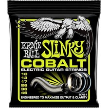 Ball Normal Slinky Kobalt Elektro Gitar Telleri, Ölçü 10-46